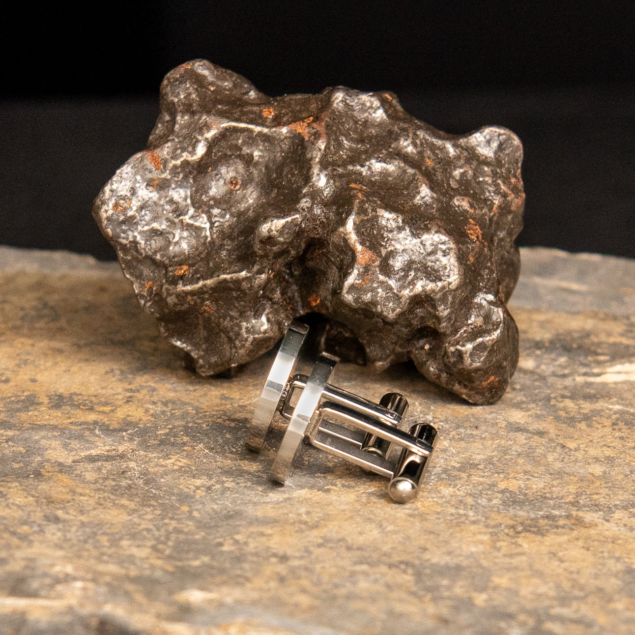 Muonionalusta Meteorite Cufflinks