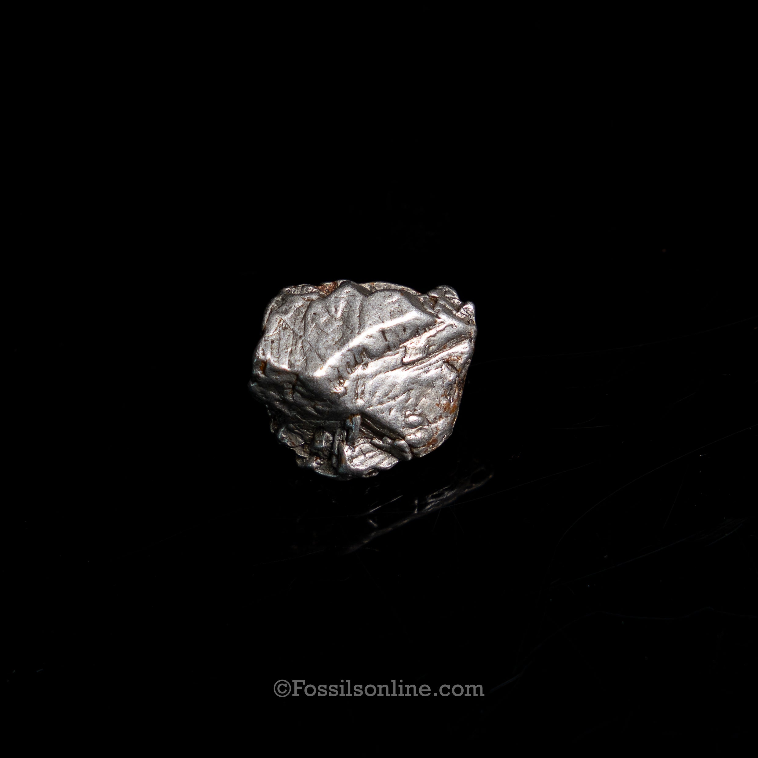 GENUINE Aletai Meteorite in a glass dome