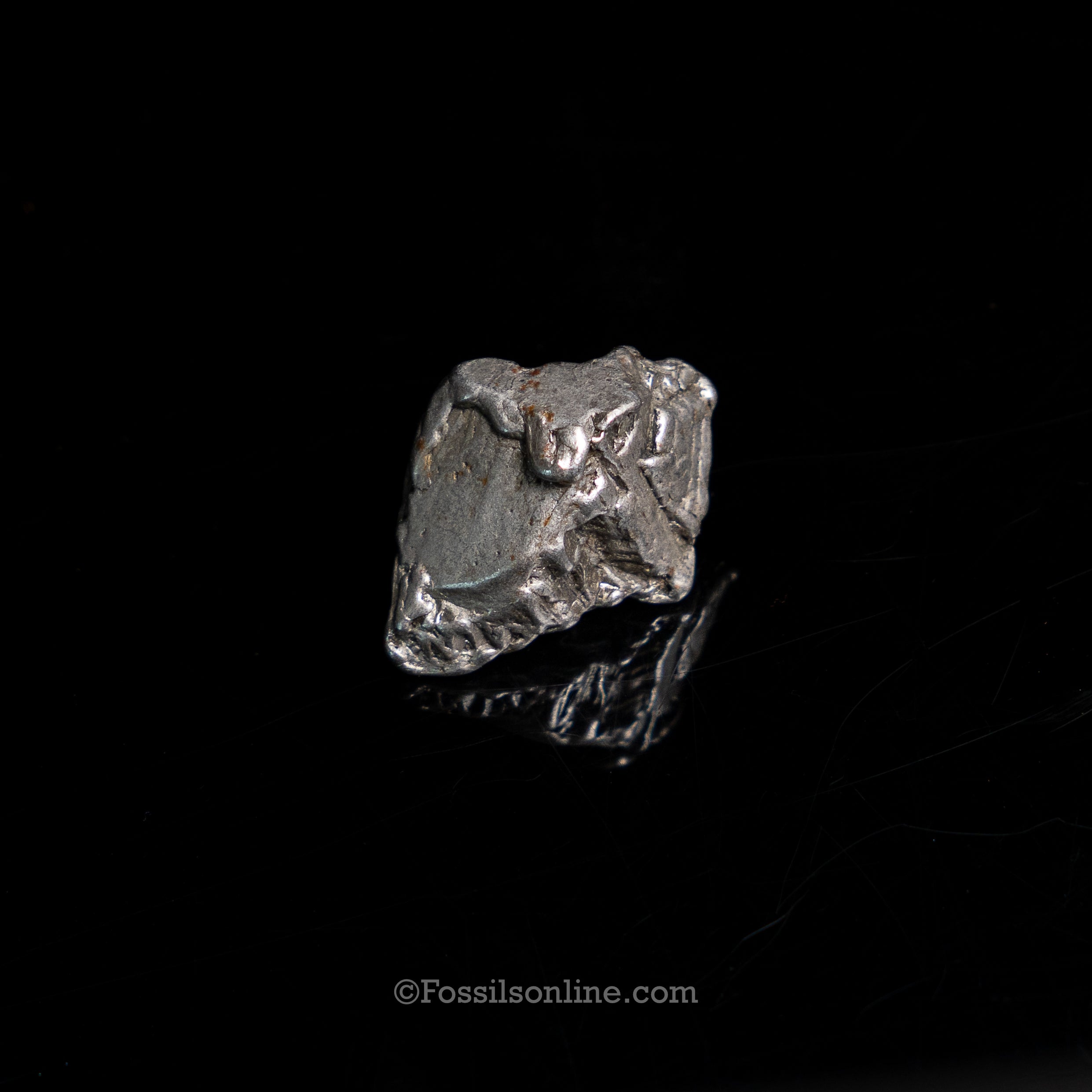 GENUINE Aletai Meteorite in a glass dome