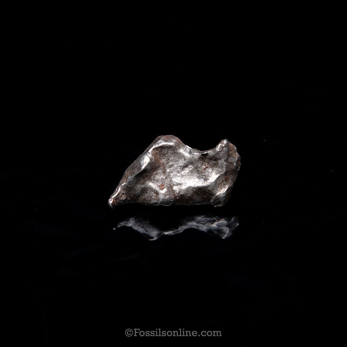 Genuine Gebel Kamil Meteorite in Glass Dome