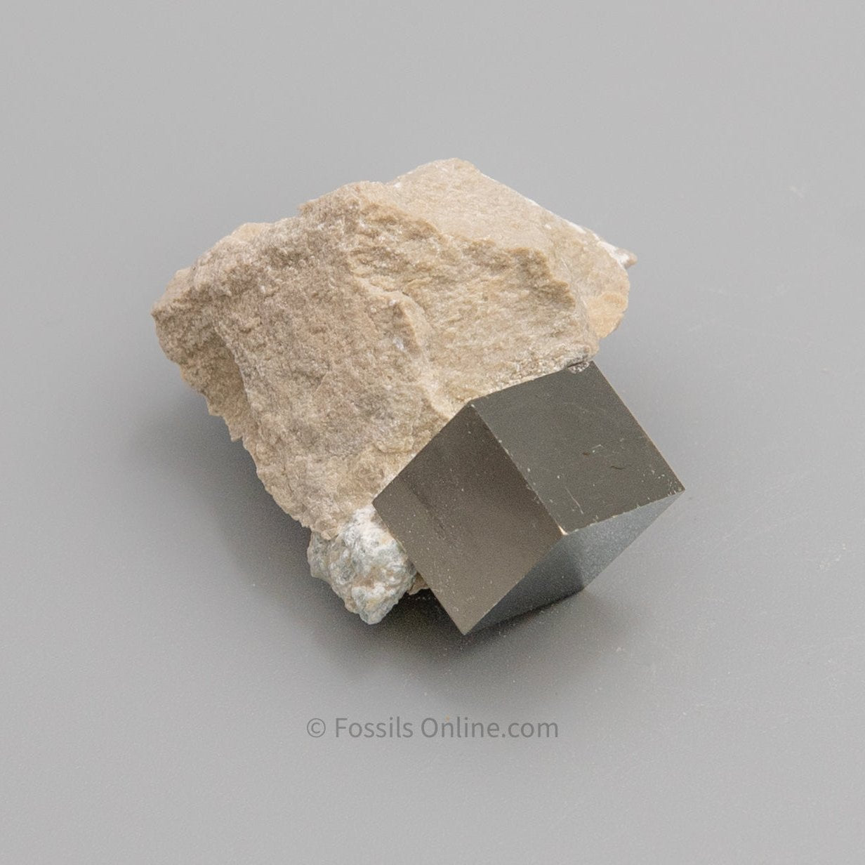 Pyrite Cube in Matrix La Rioja Spain