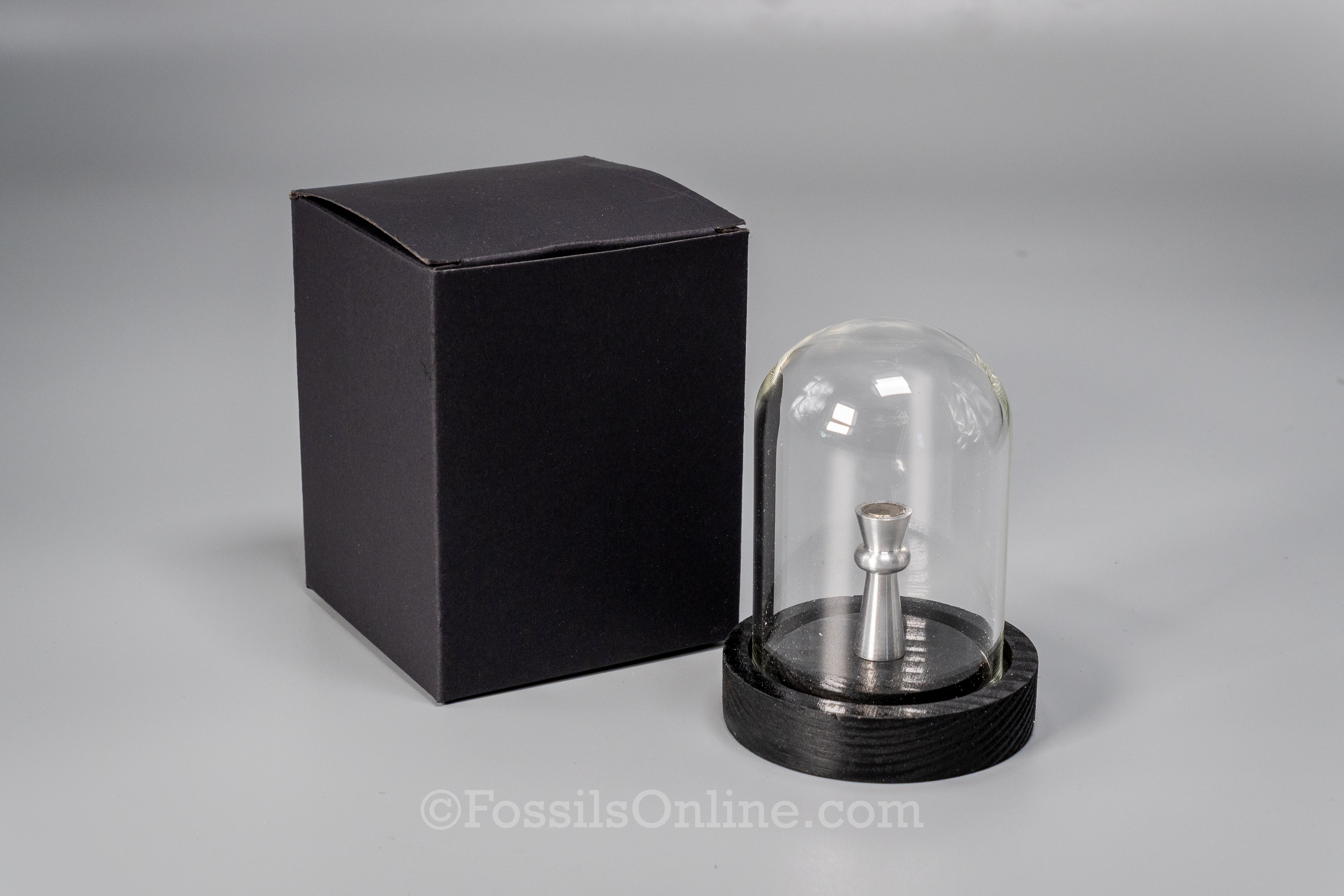 Mini Glass Display Dome with Magnetic Stand – 3.25" Tall