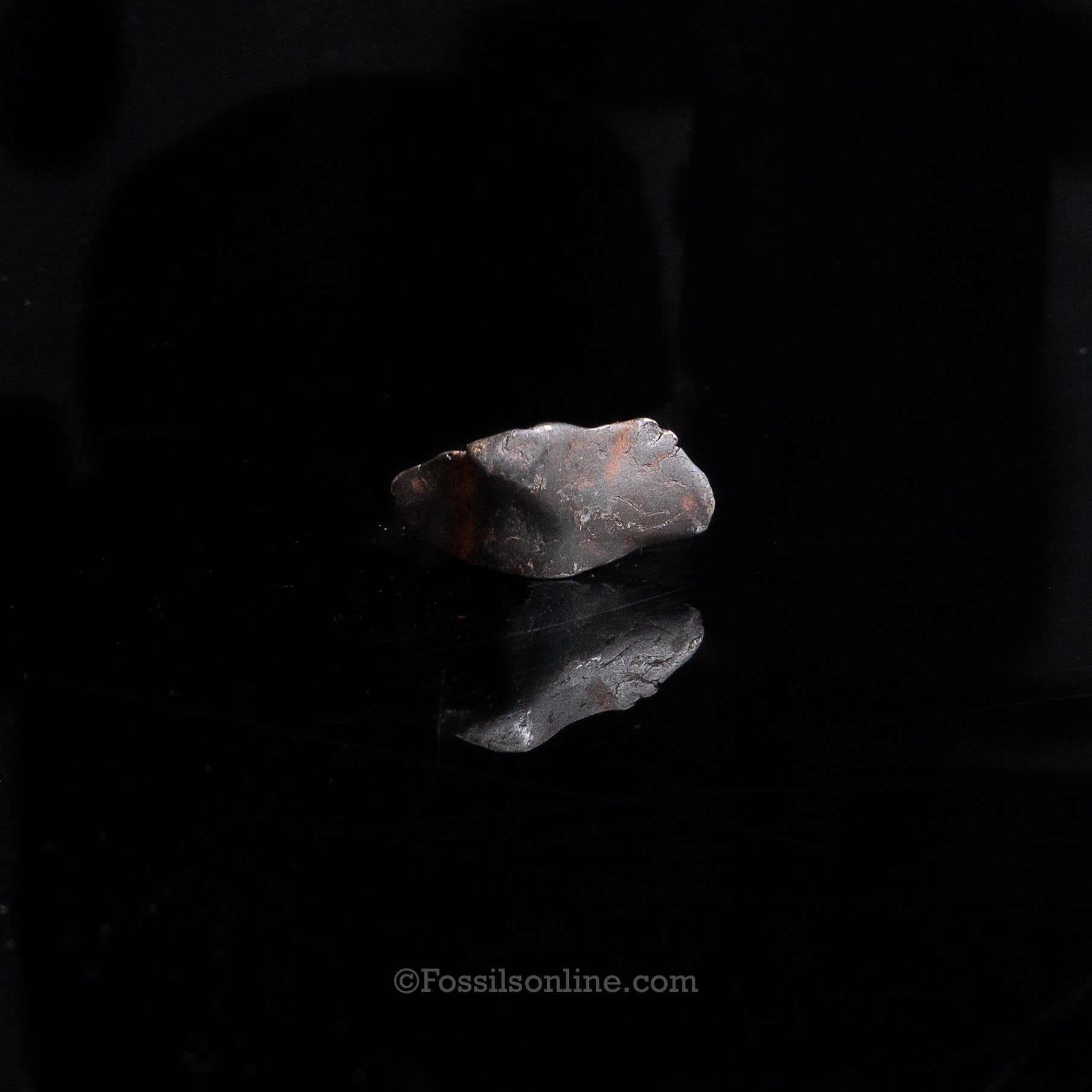 Genuine Canyon Diablo Meteorite in Glass Dome