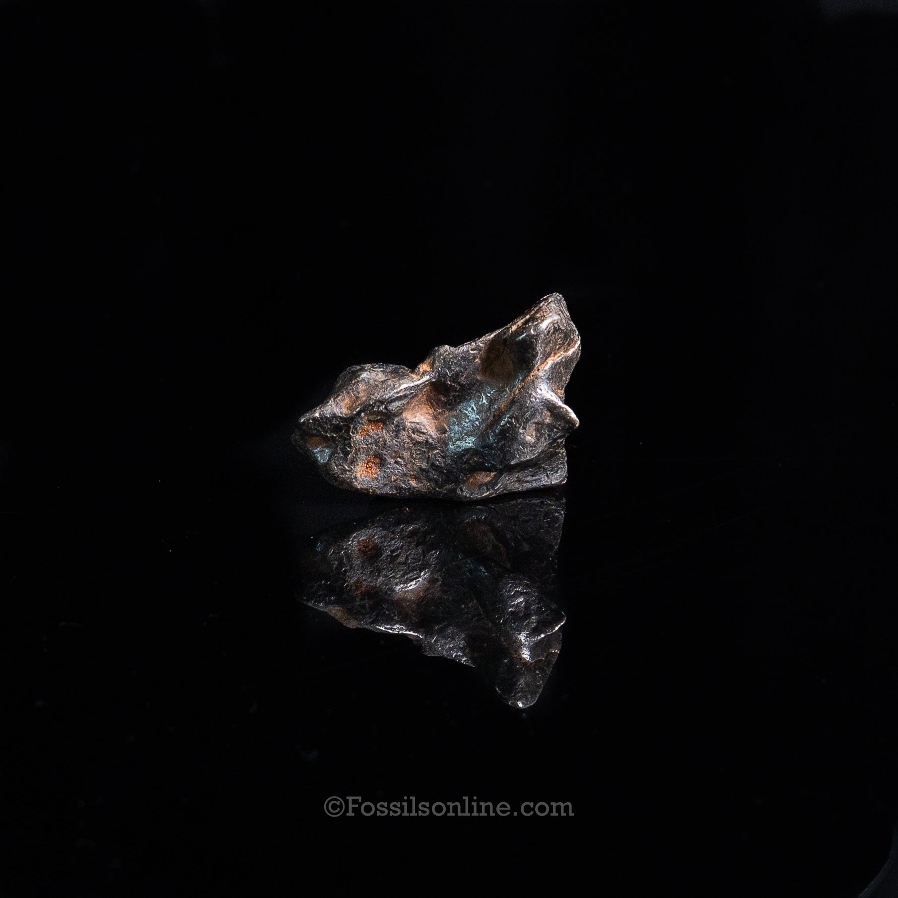 Genuine Campo del Cielo Meteorite in Glass Dome