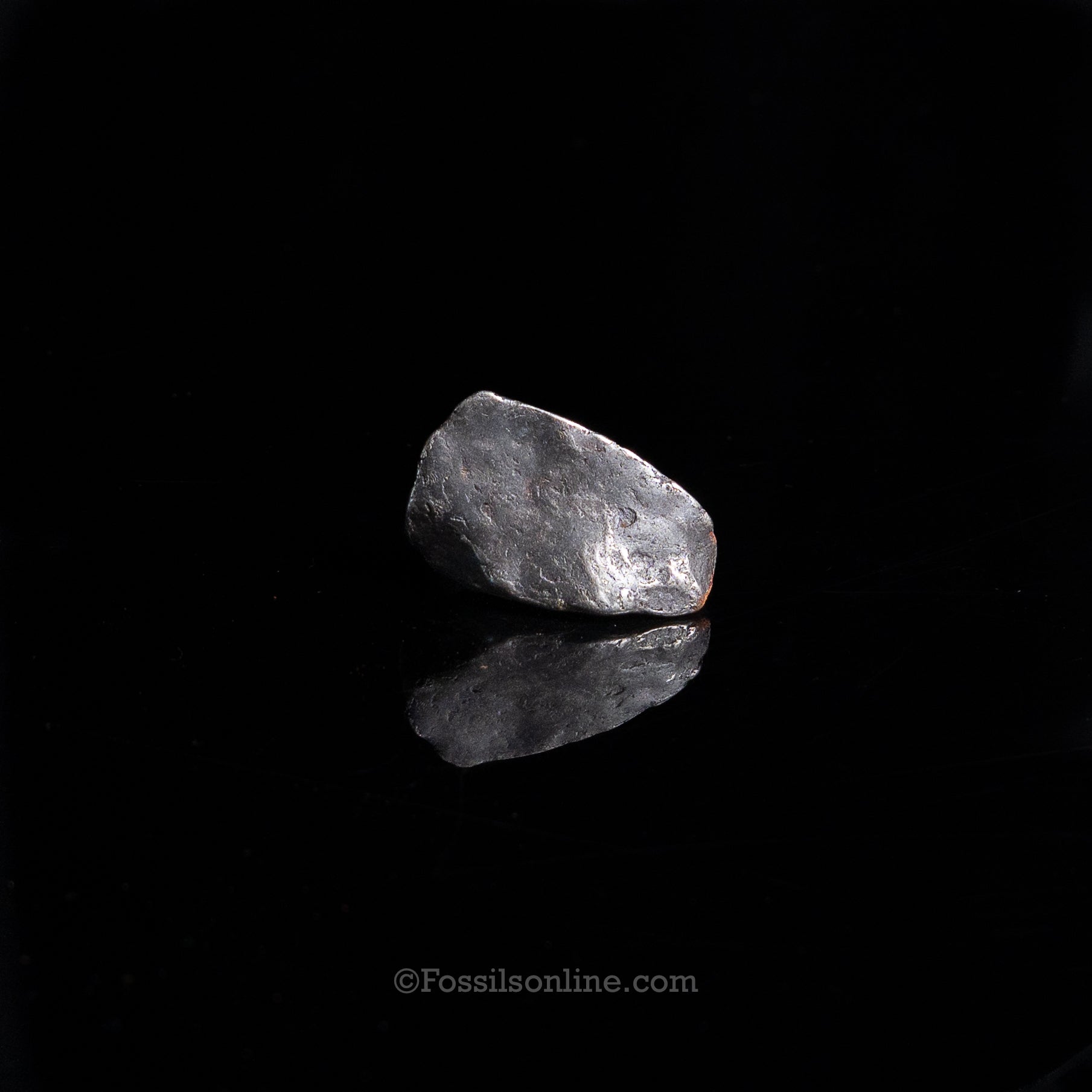 Genuine Canyon Diablo Meteorite in Glass Dome