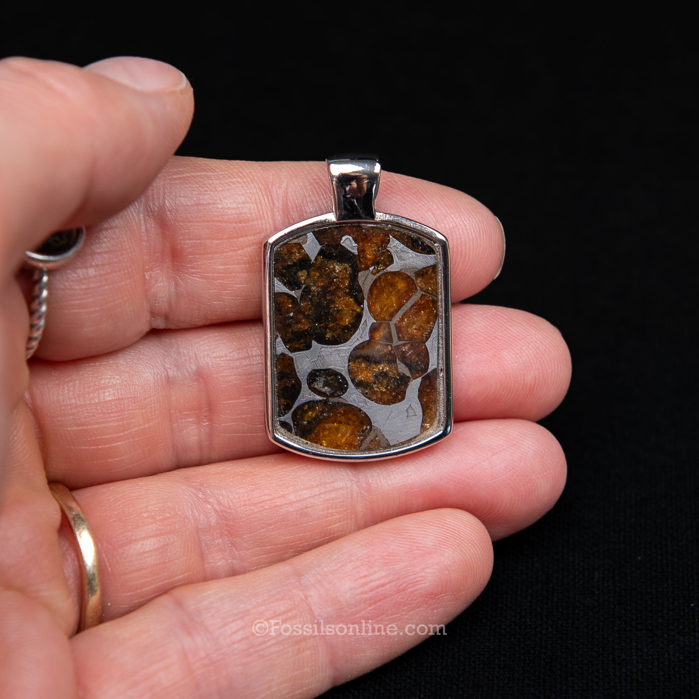 Sericho Meteorite Pendant .925