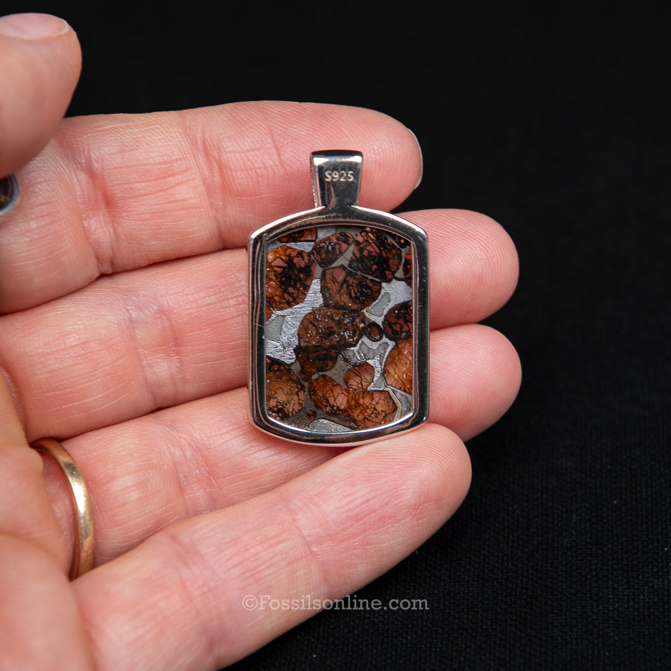 Sericho Meteorite Pendant .925