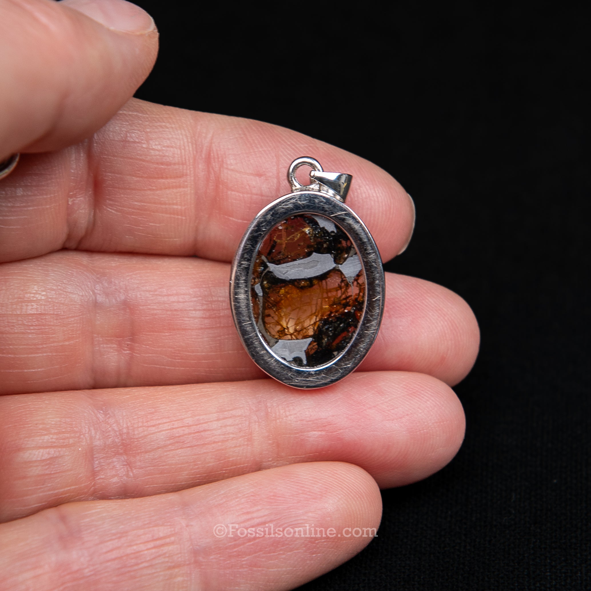Sericho Meteorite Pendant .925