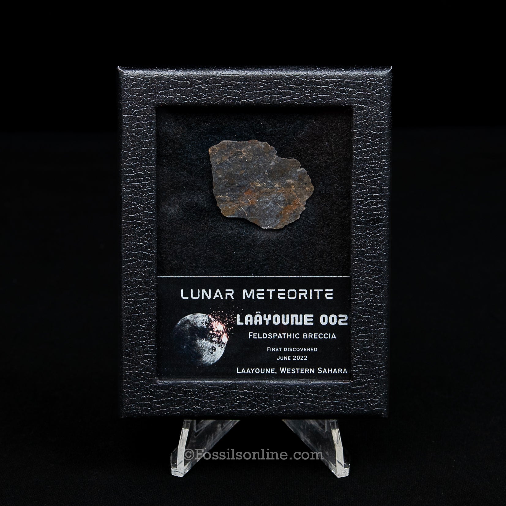 Laâyoune 002 Lunar Meteorite Slice