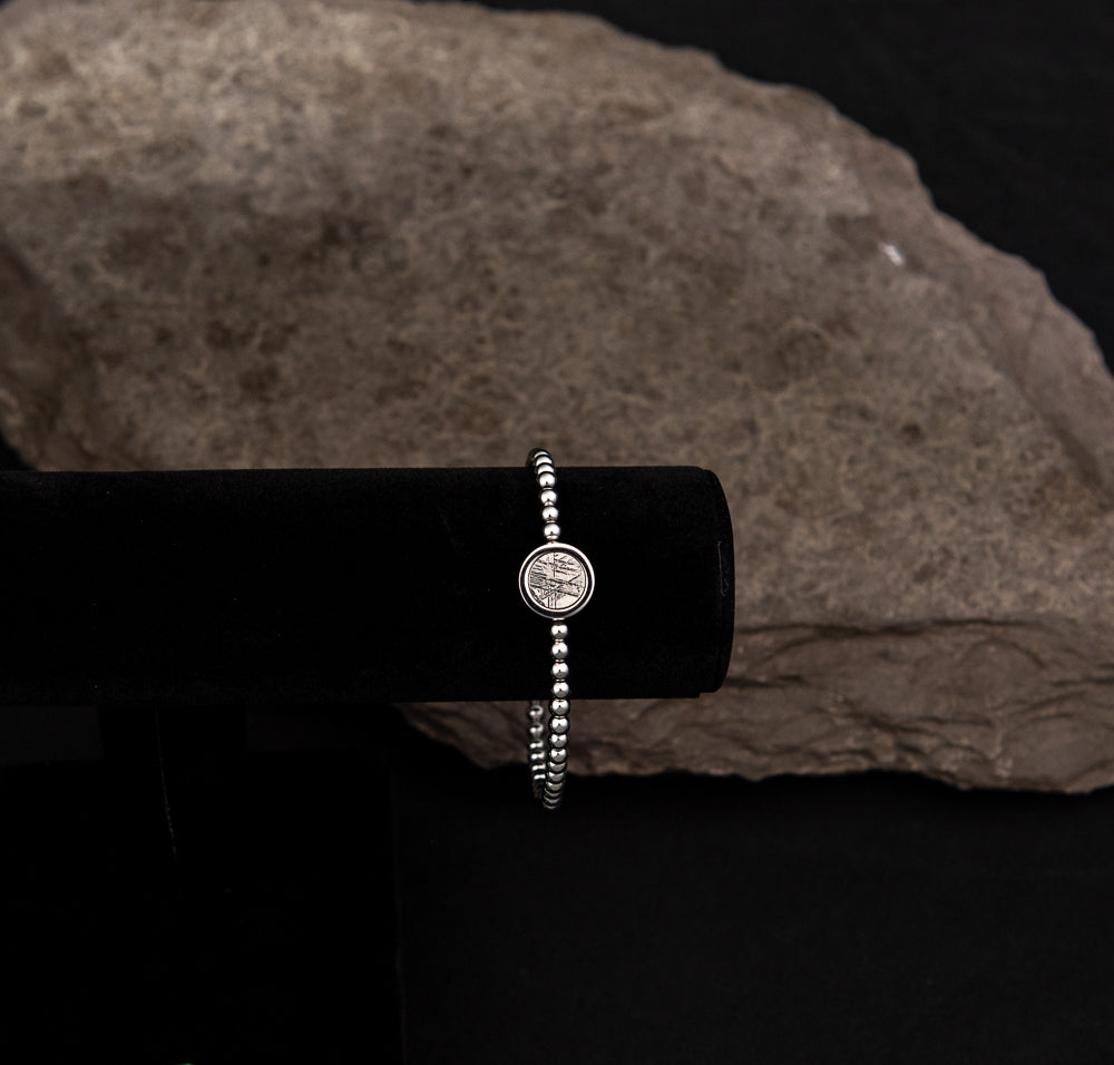 Muonionalusta Meteorite Bracelet-SST