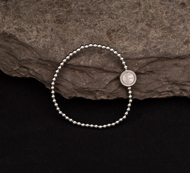Muonionalusta Meteorite Bracelet-SST