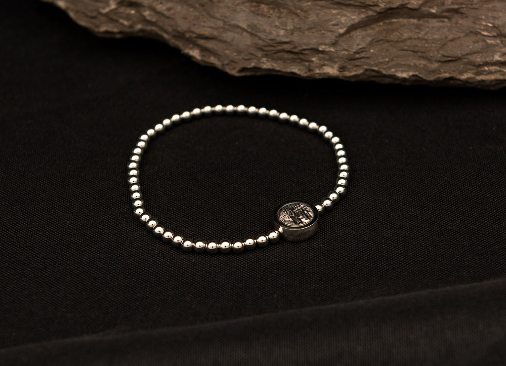 Muonionalusta Meteorite Bracelet-SST