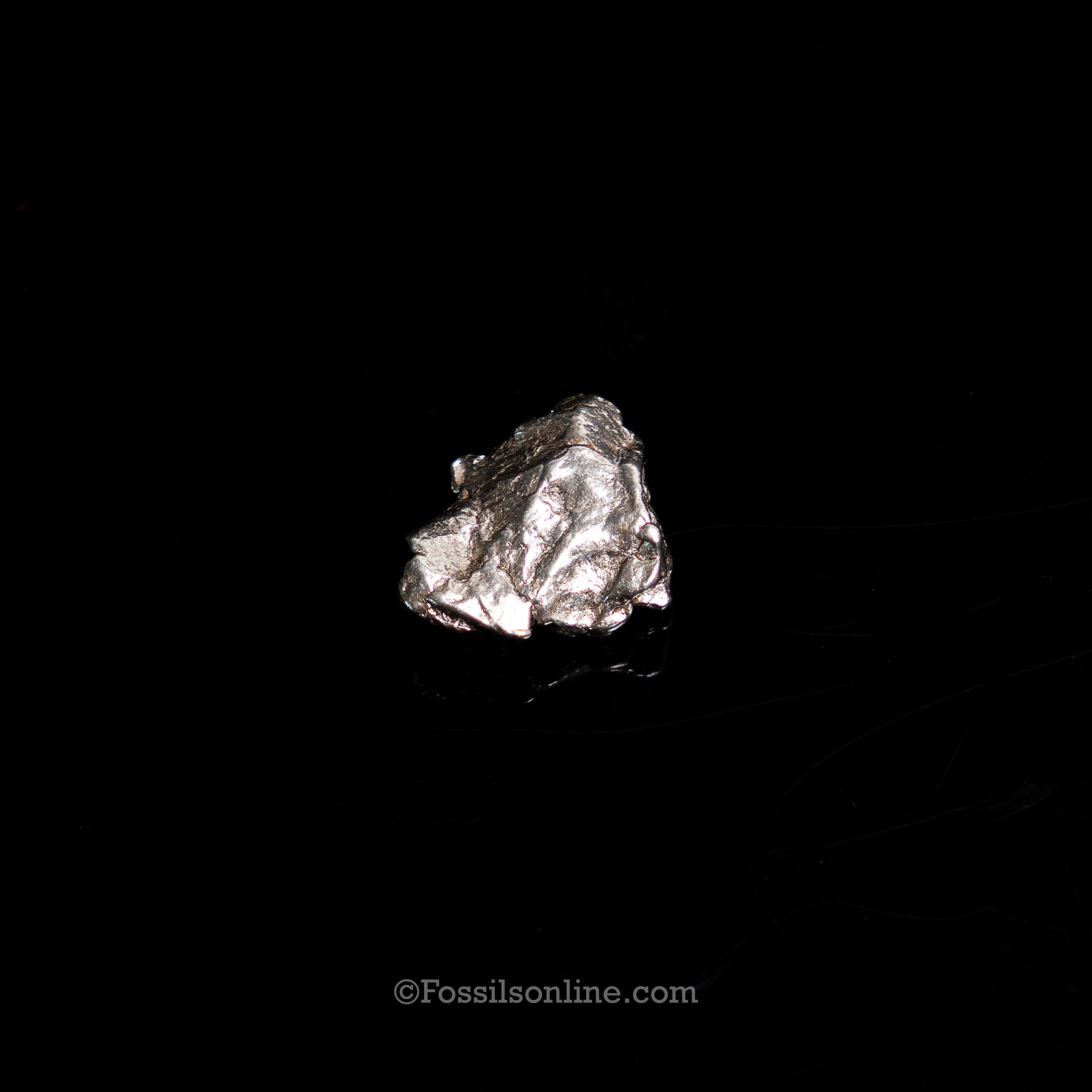Genuine Campo del Cielo Meteorite in Glass Dome