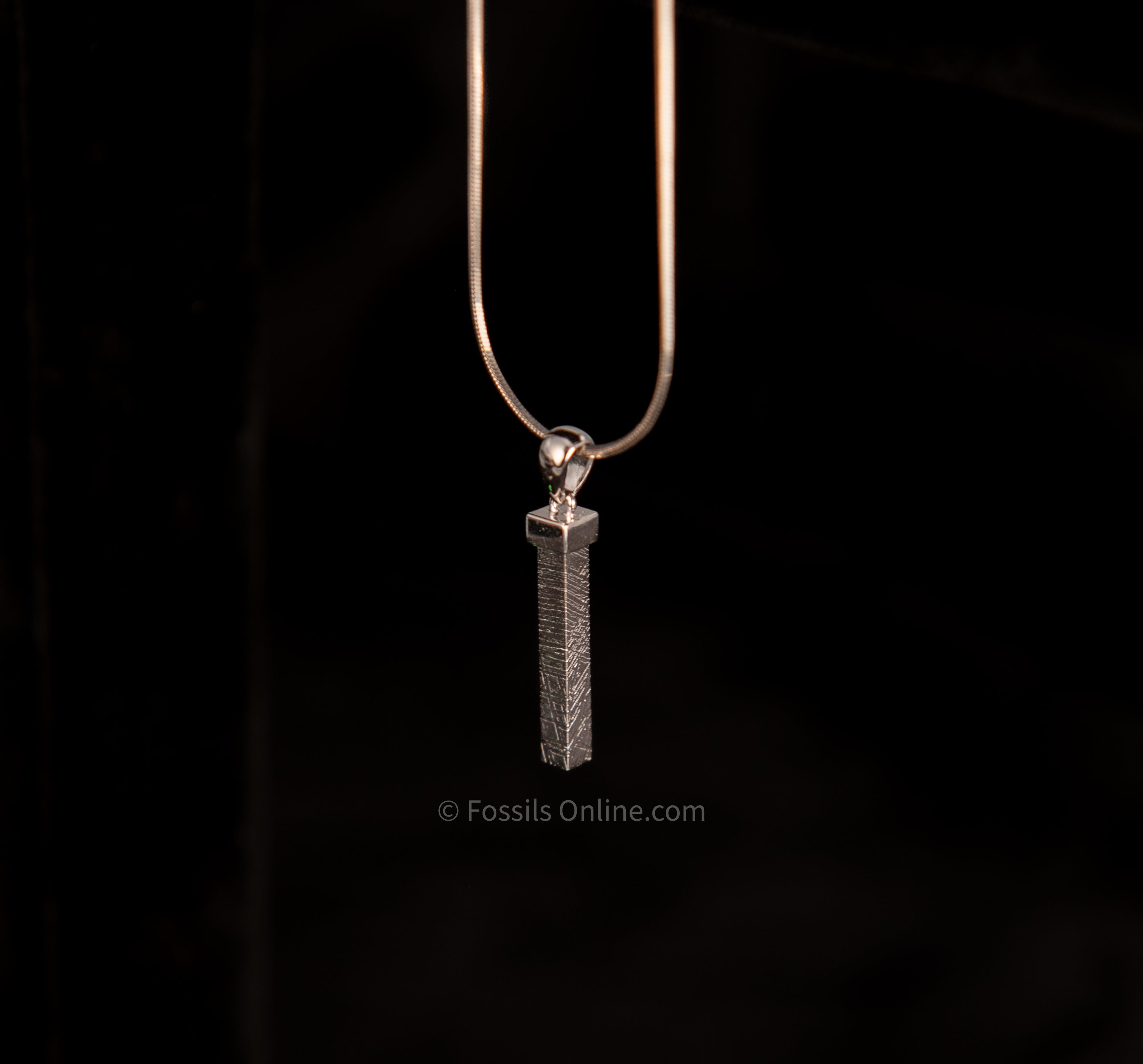 Muonionalusta Meteorite Pendant Stick .925