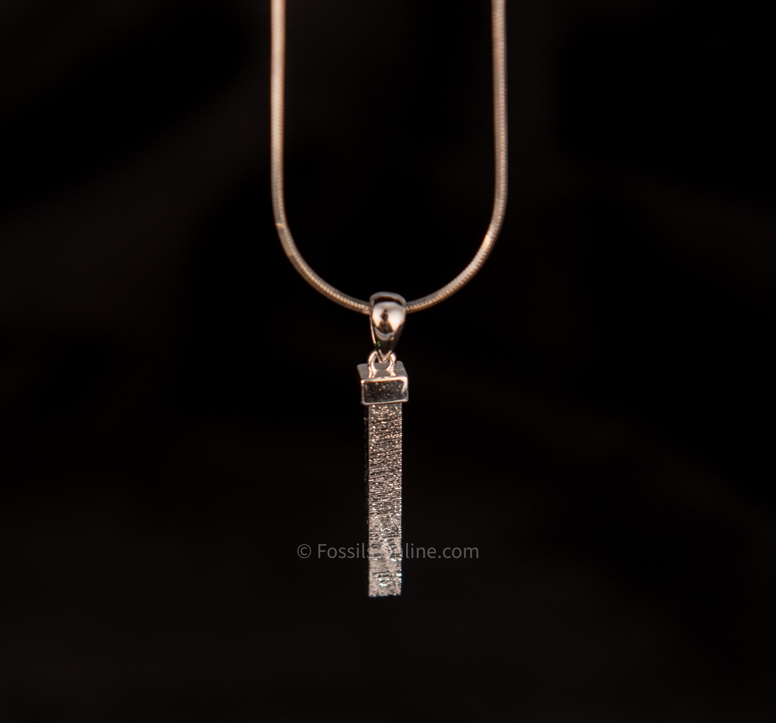 Muonionalusta Meteorite Pendant Stick .925