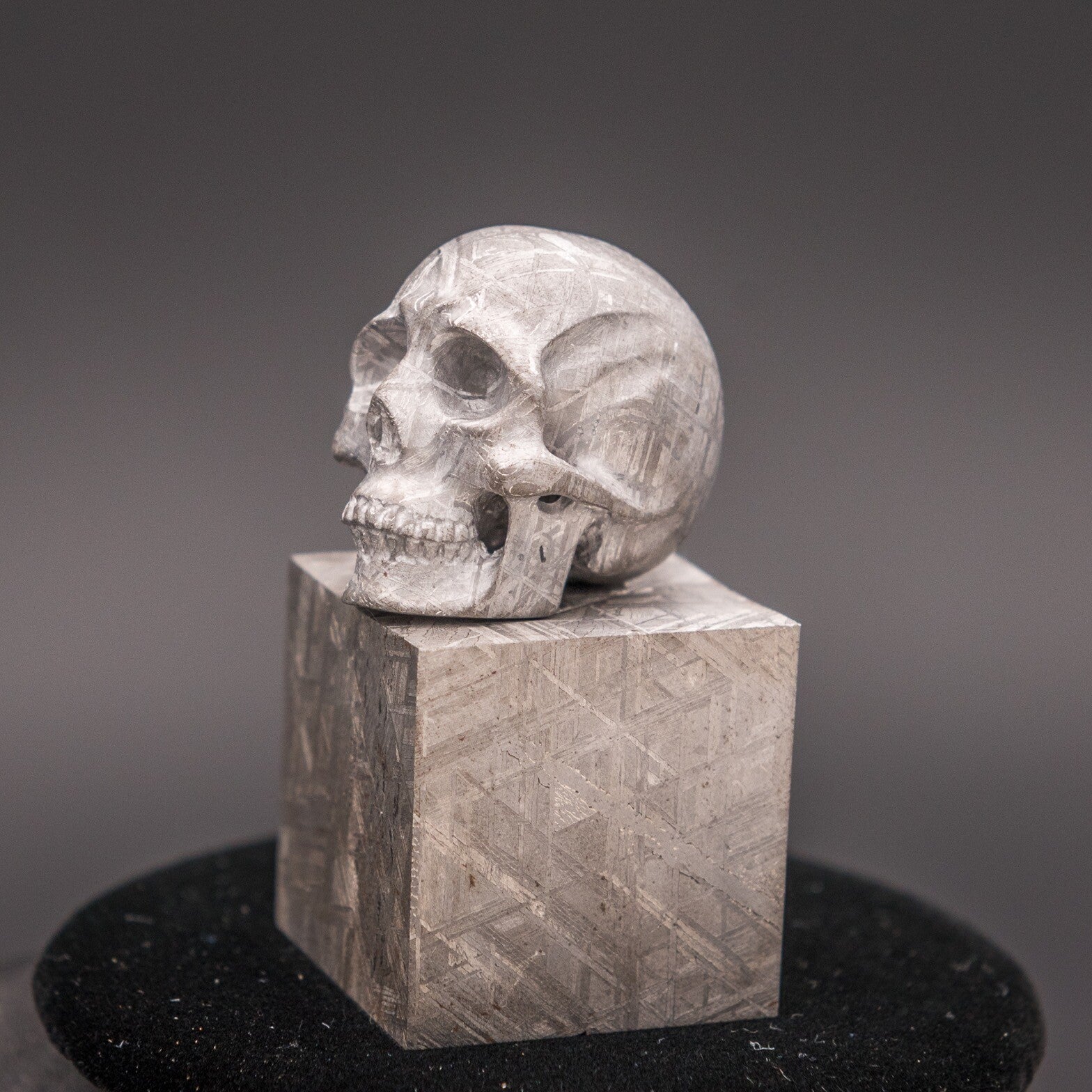 AMAZING Meteorite Skull 87g