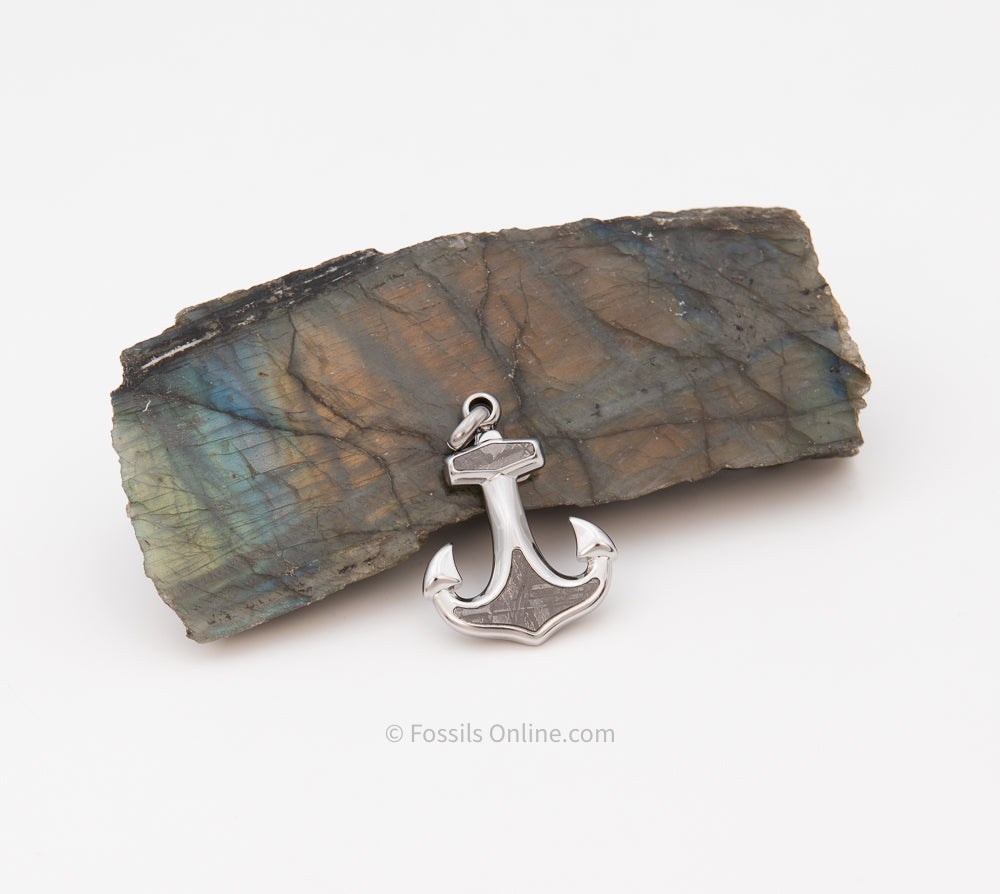 Muonionalusta Meteorite Anchor Pendant