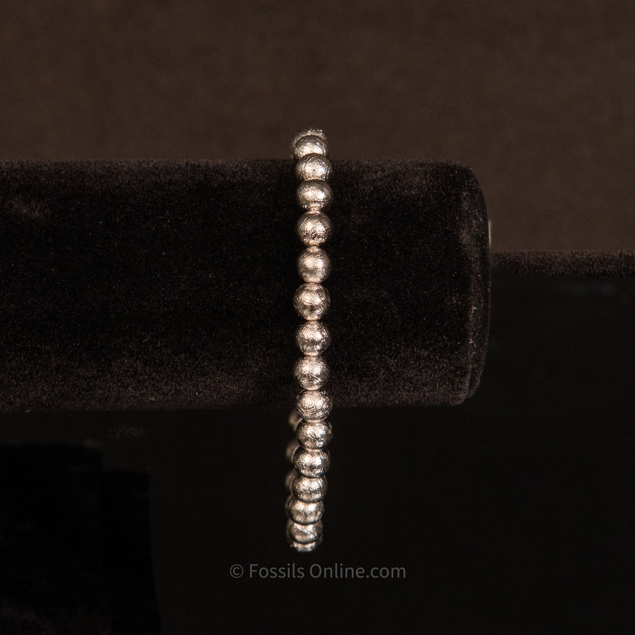 Muonionalusta Meteorite Bead Bracelet