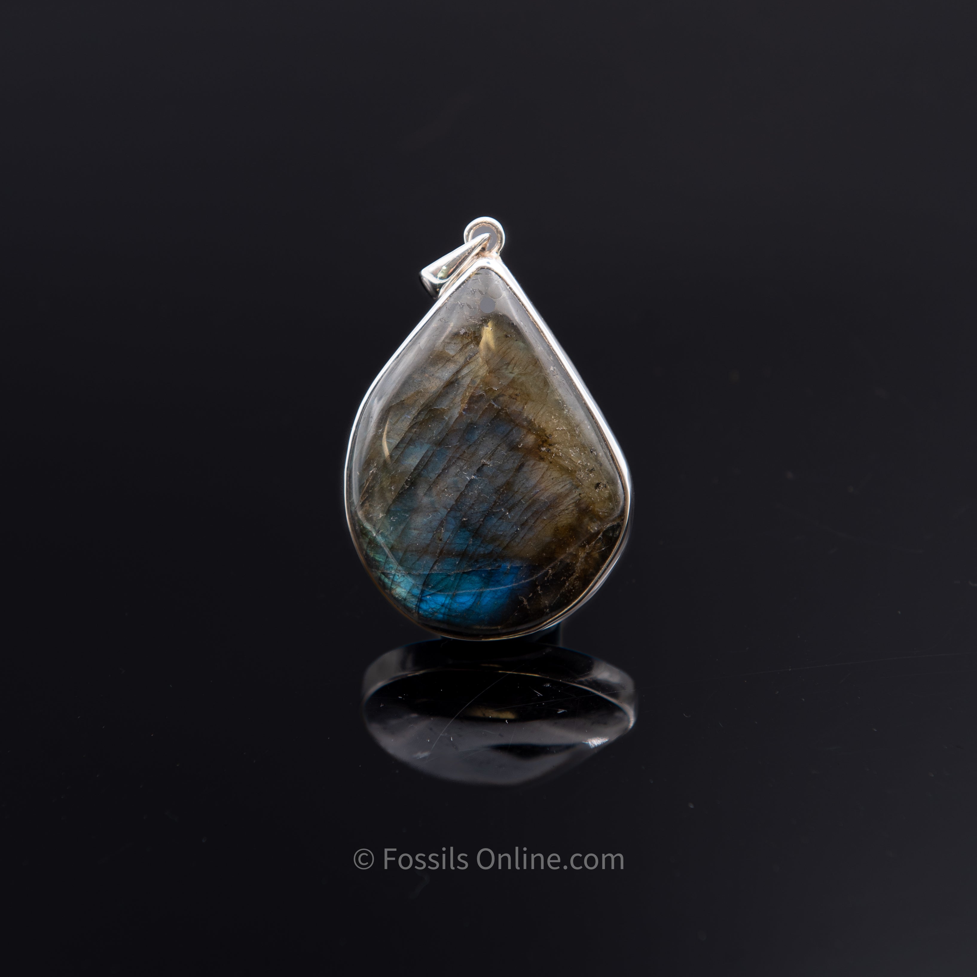 Labradorite Silver Pendant