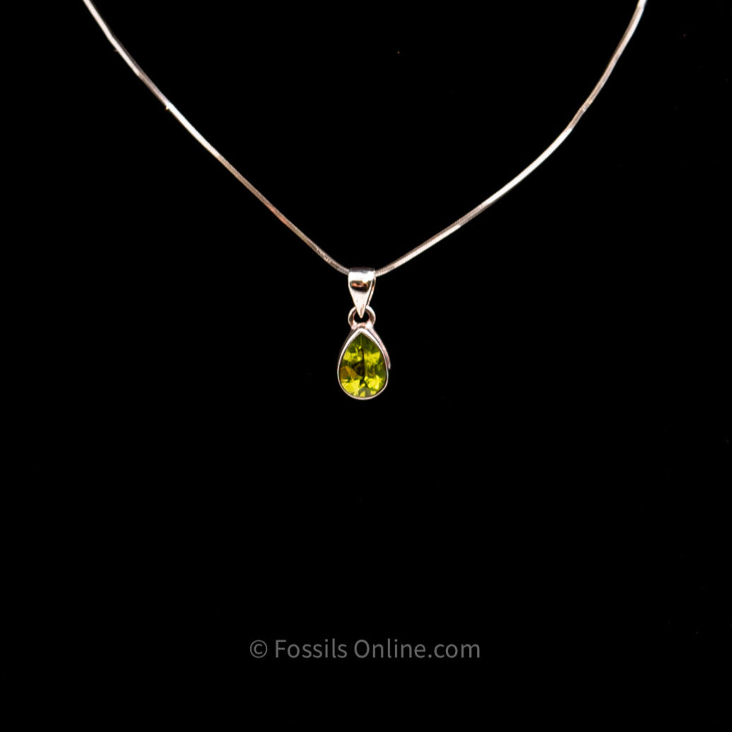 Faceted Peridot Pendant