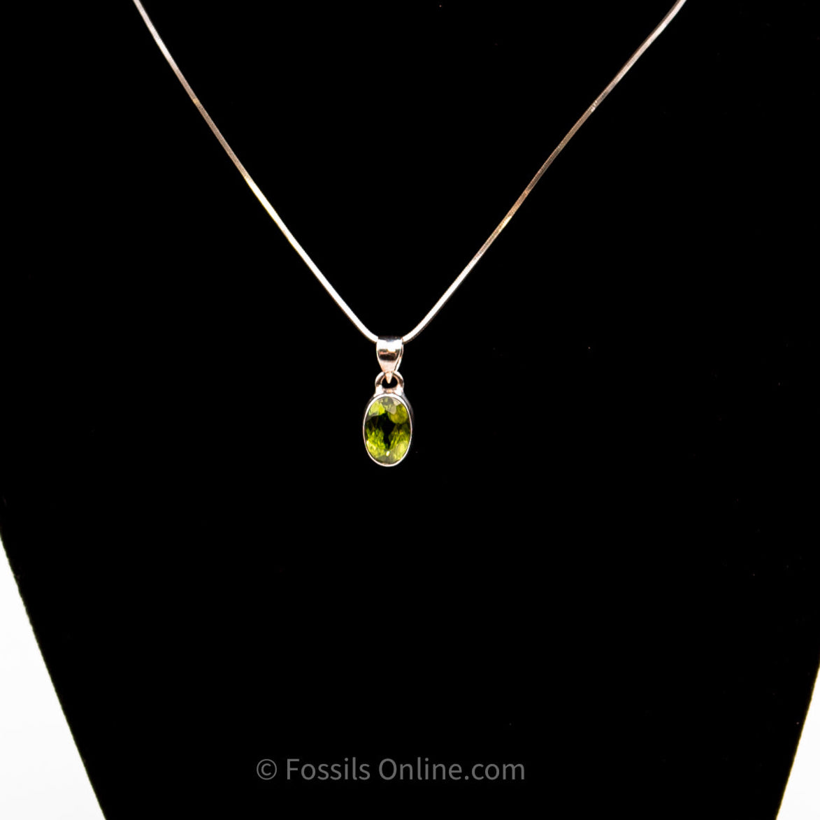 Faceted Peridot Pendant