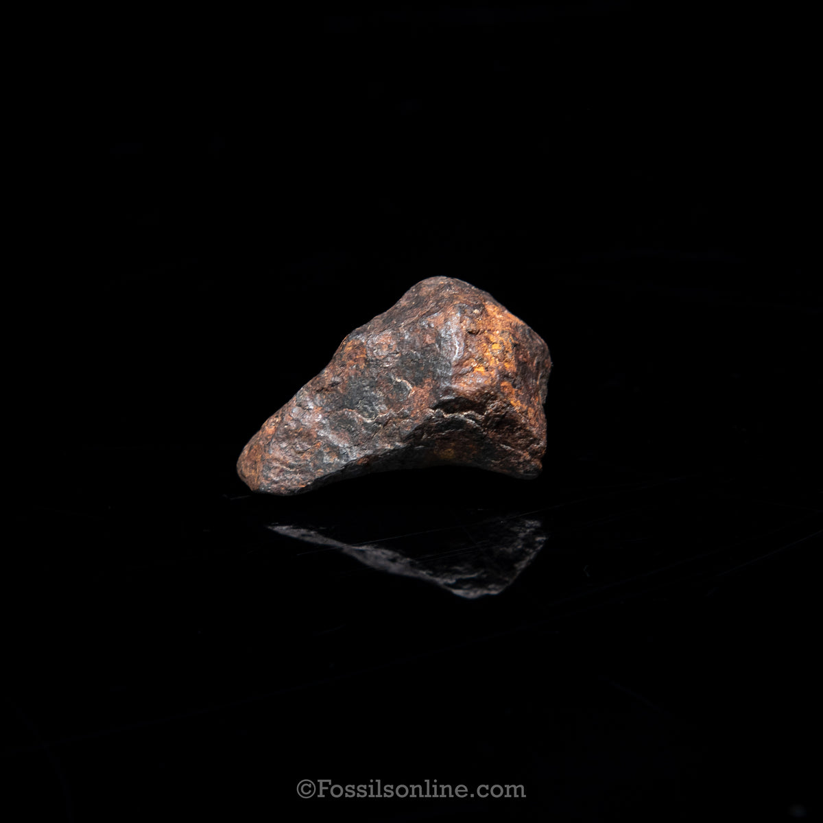 Genuine Canyon Diablo Meteorite in Glass Dome