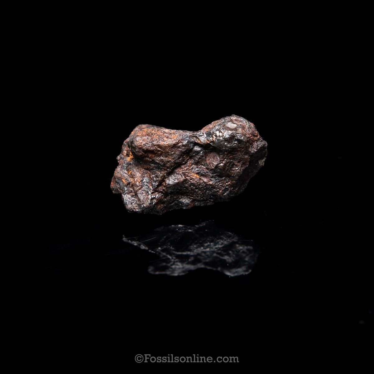 Genuine Sericho Meteorite in Glass Dome