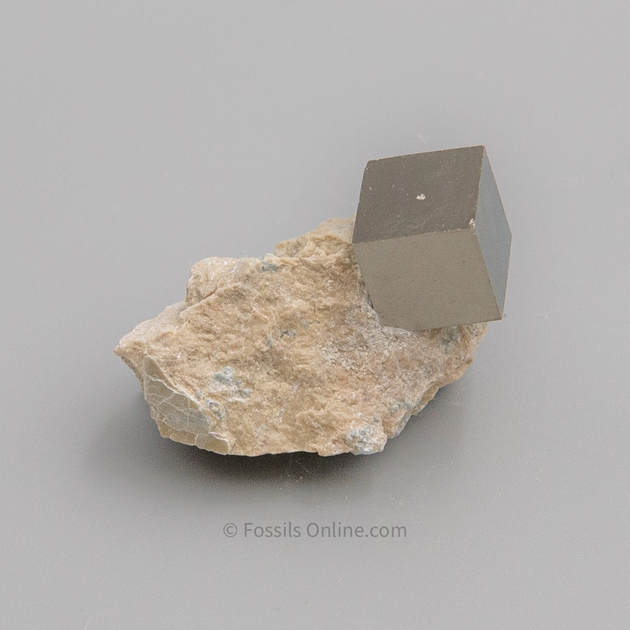 Pyrite Cube in Matrix La Rioja Spain