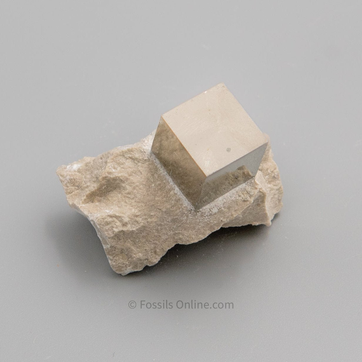 Pyrite Cube in Matrix La Rioja Spain