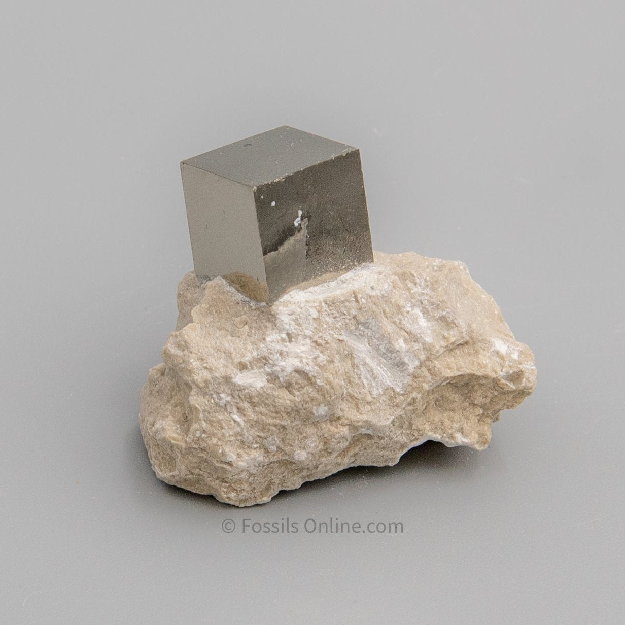 Pyrite Cube in Matrix La Rioja Spain