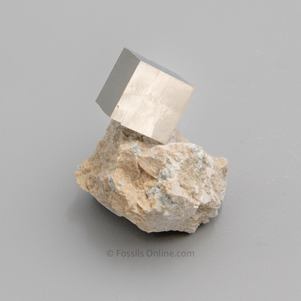 Pyrite Cube in Matrix La Rioja Spain