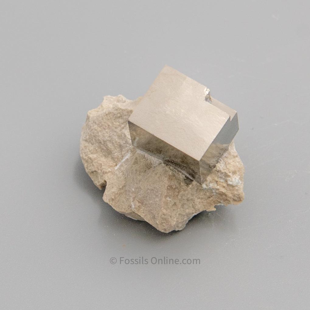 Pyrite Cube in Matrix La Rioja Spain