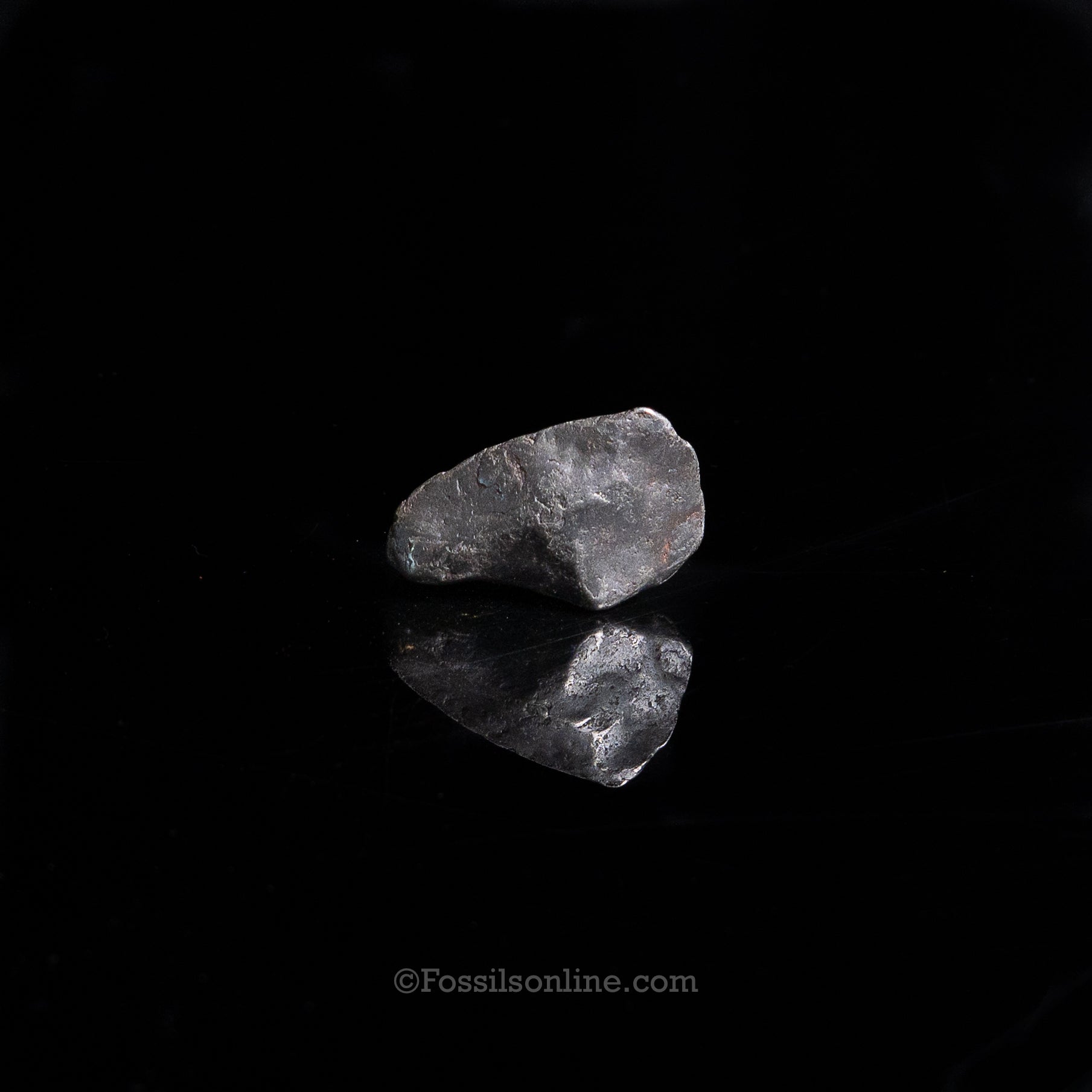 Genuine Canyon Diablo Meteorite in Glass Dome