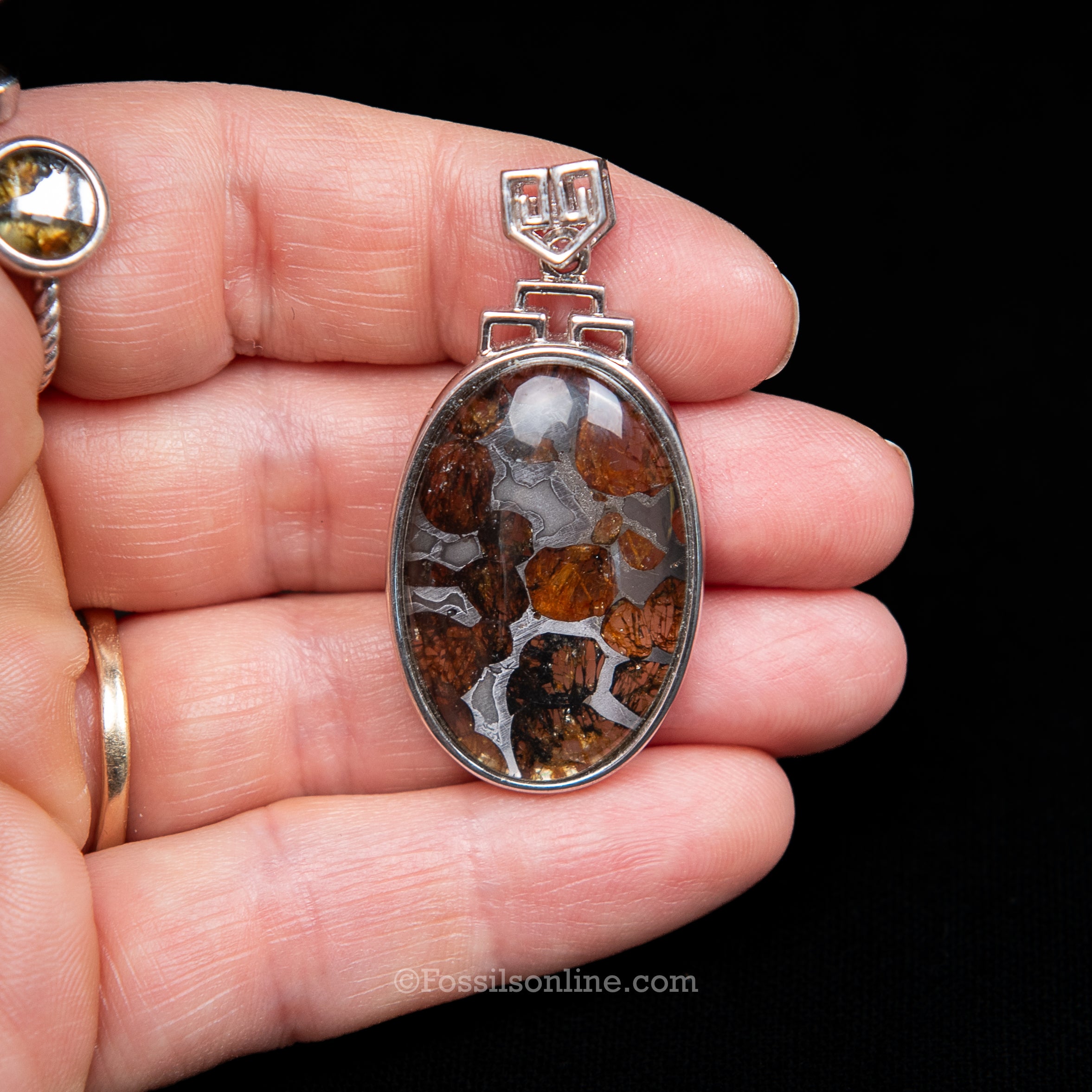 Sericho Meteorite Pendant .925