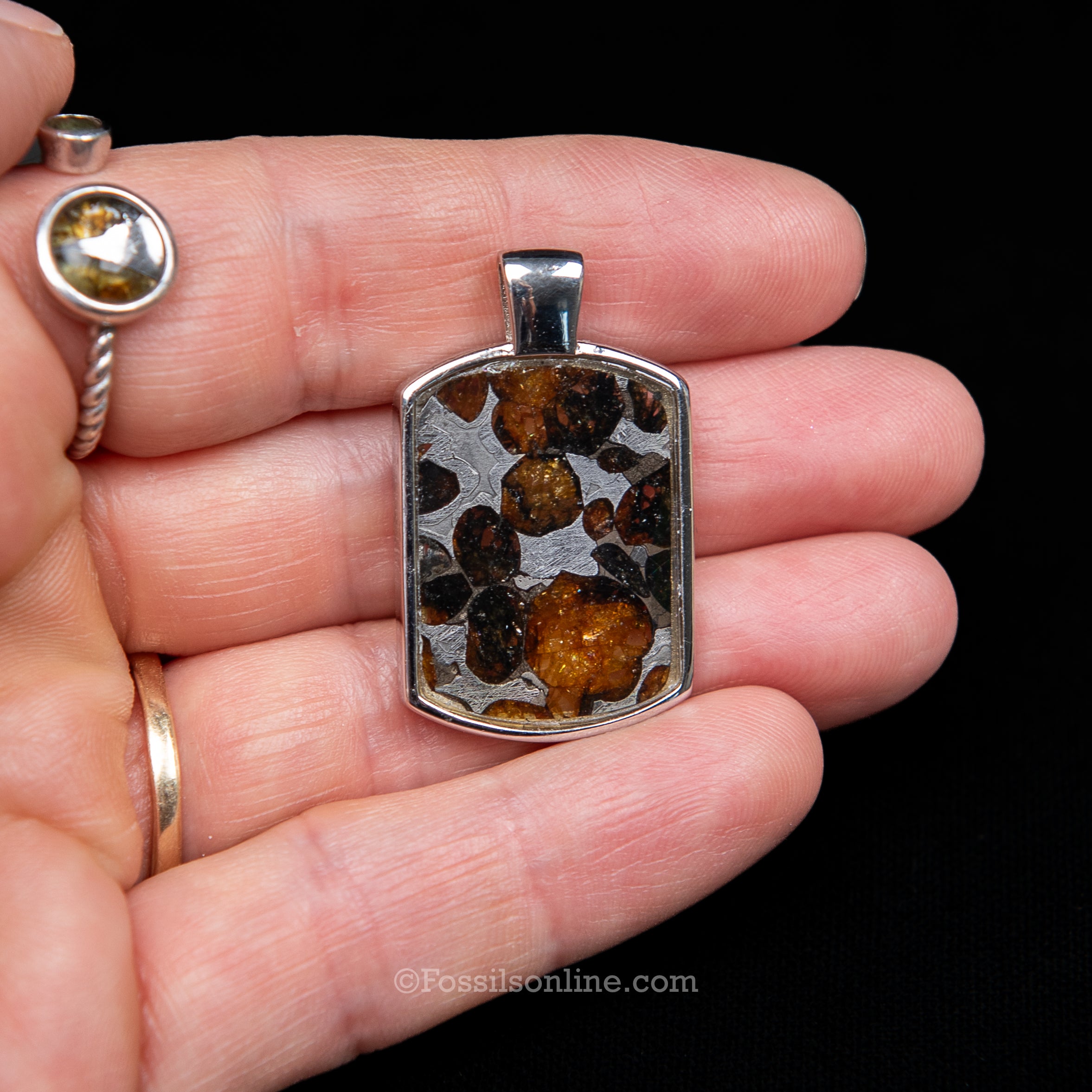 Sericho Meteorite Pendant .925