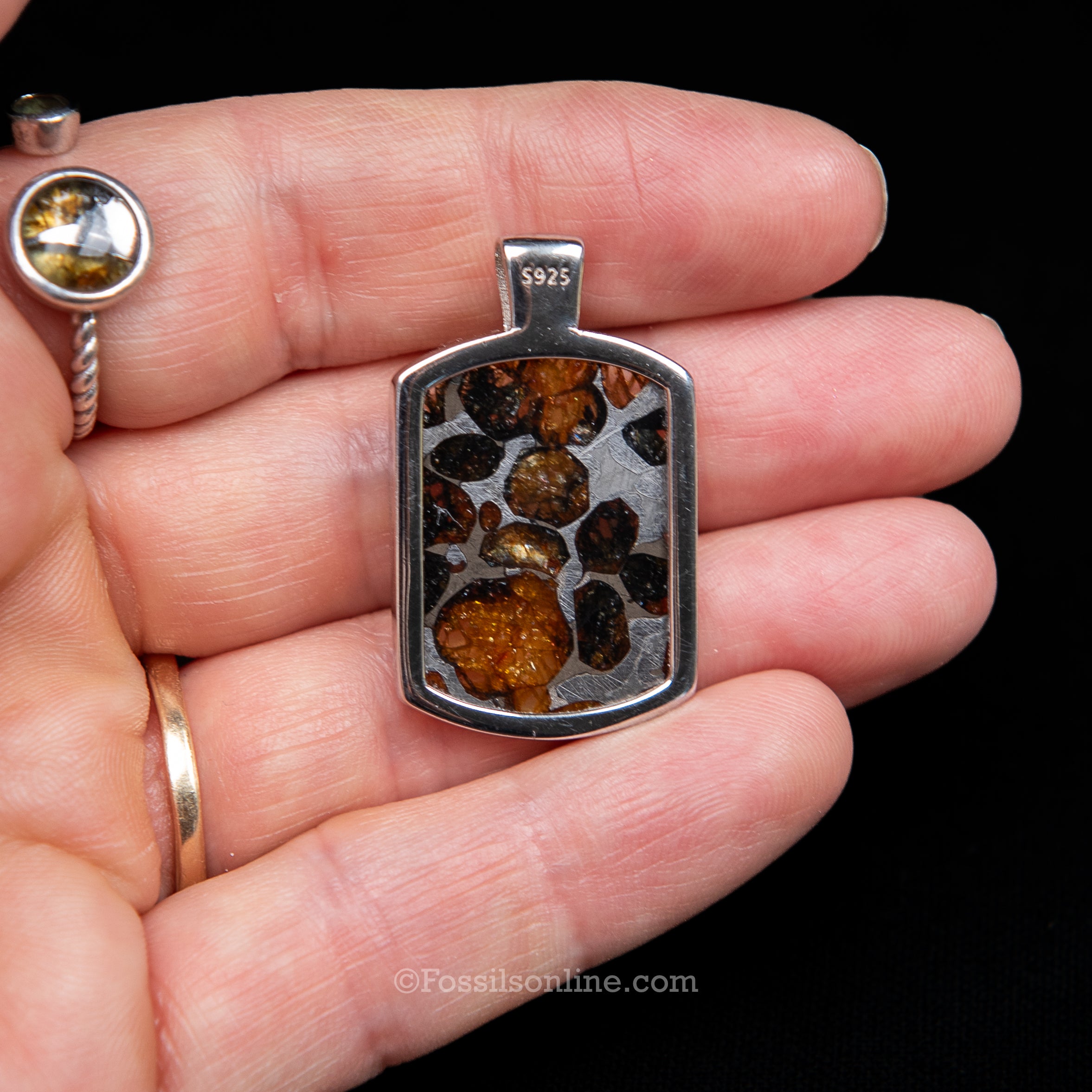 Sericho Meteorite Pendant .925