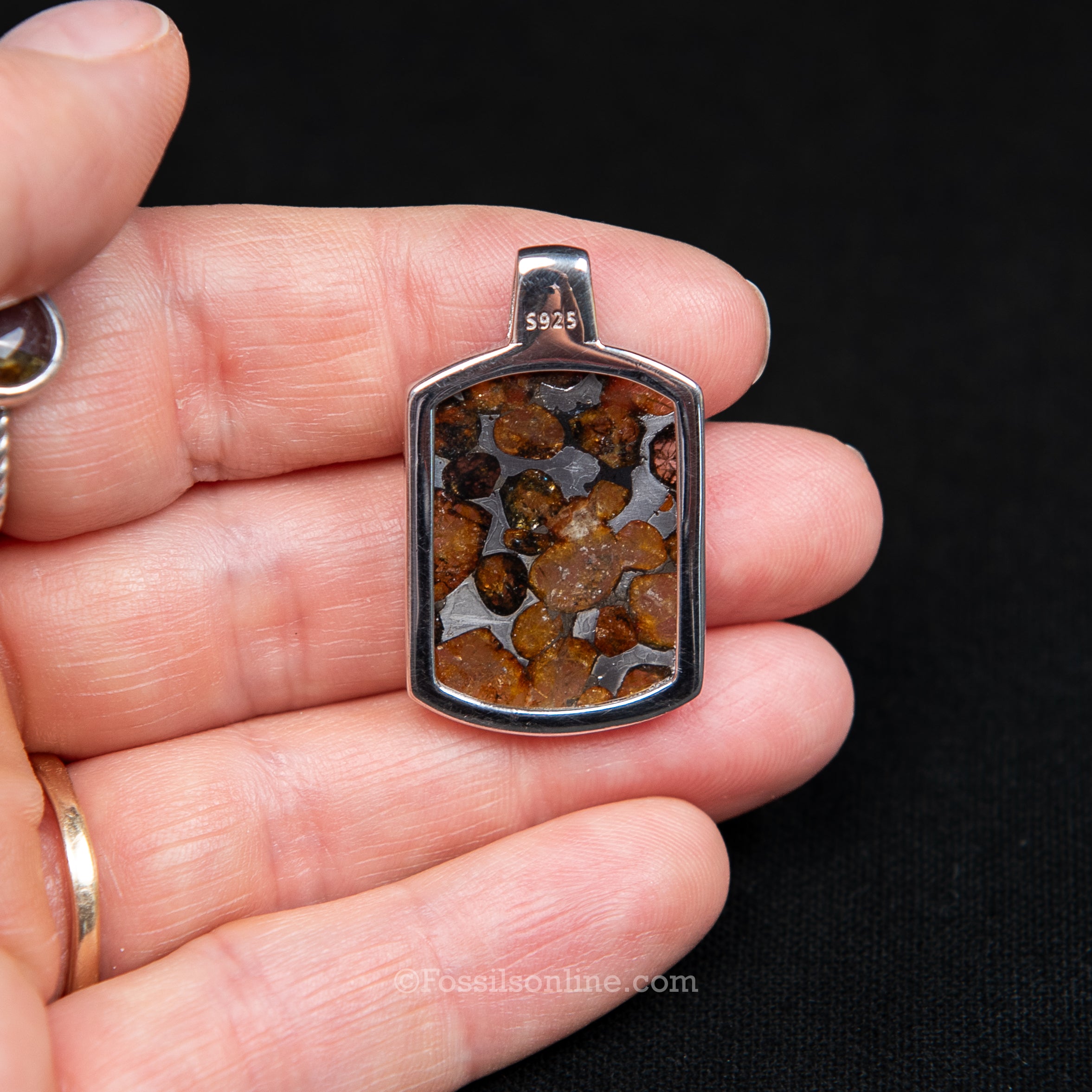 Sericho Meteorite Pendant .925