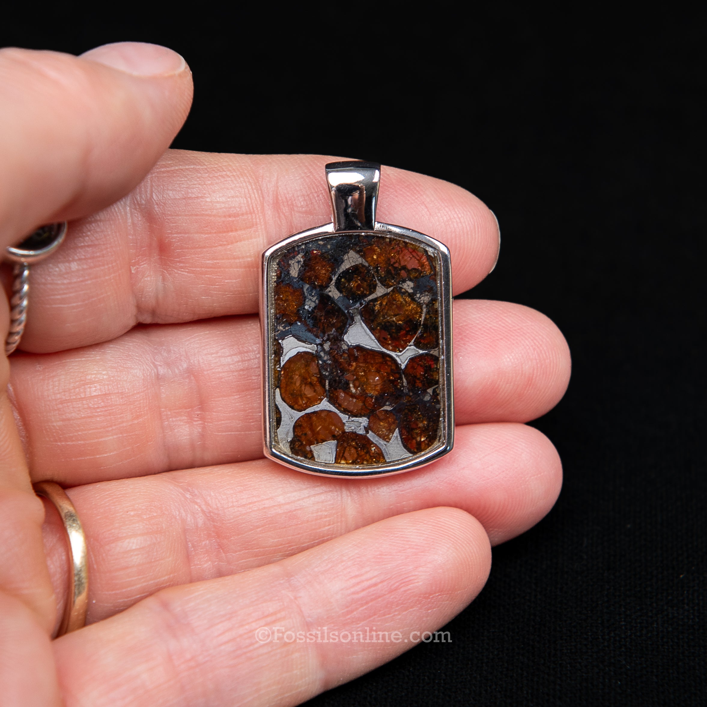 Sericho Meteorite Pendant .925