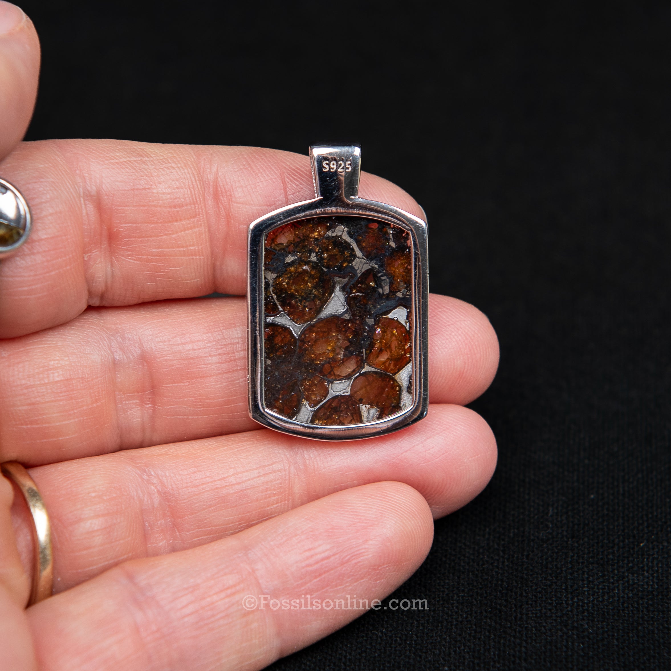 Sericho Meteorite Pendant .925
