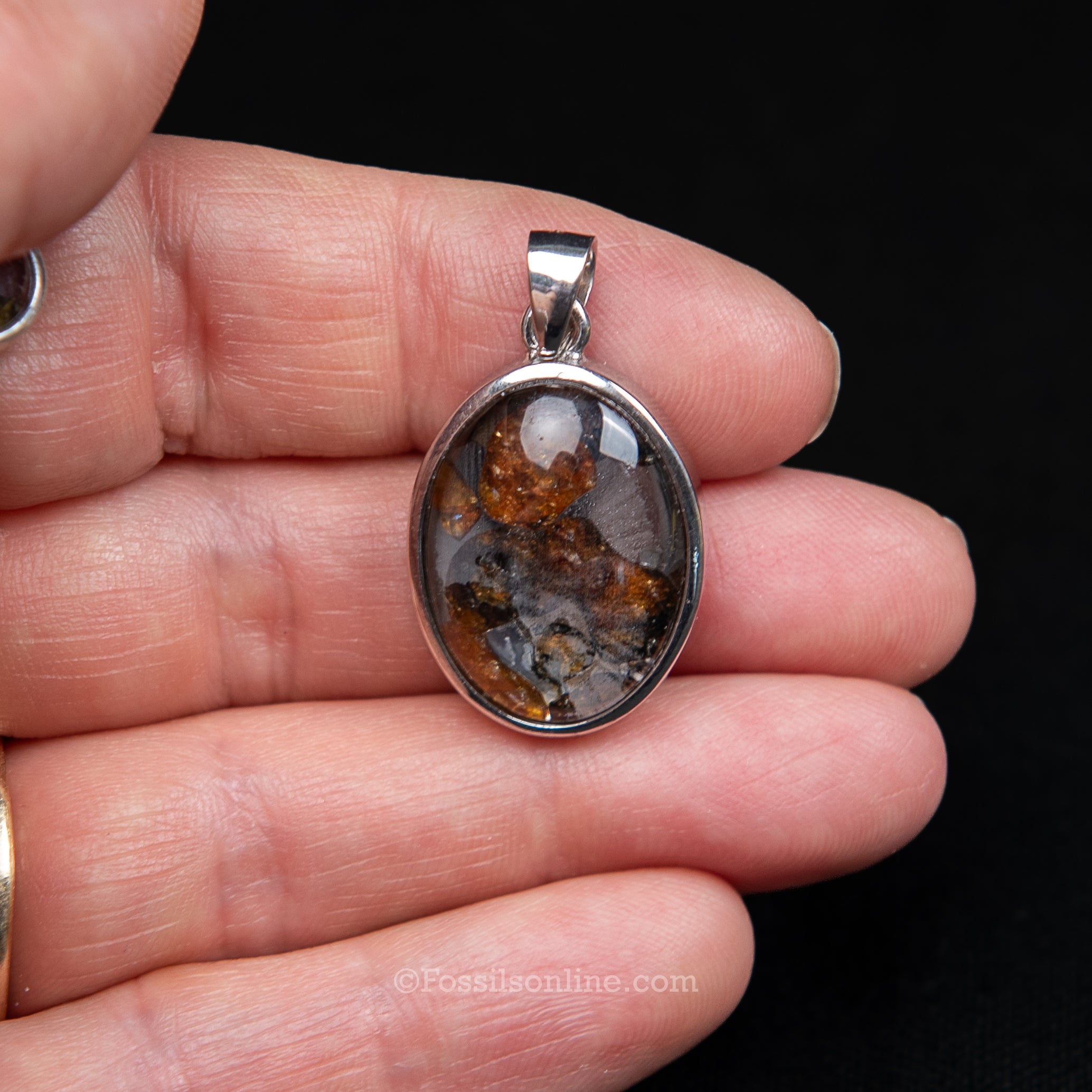 Sericho Meteorite Pendant .925