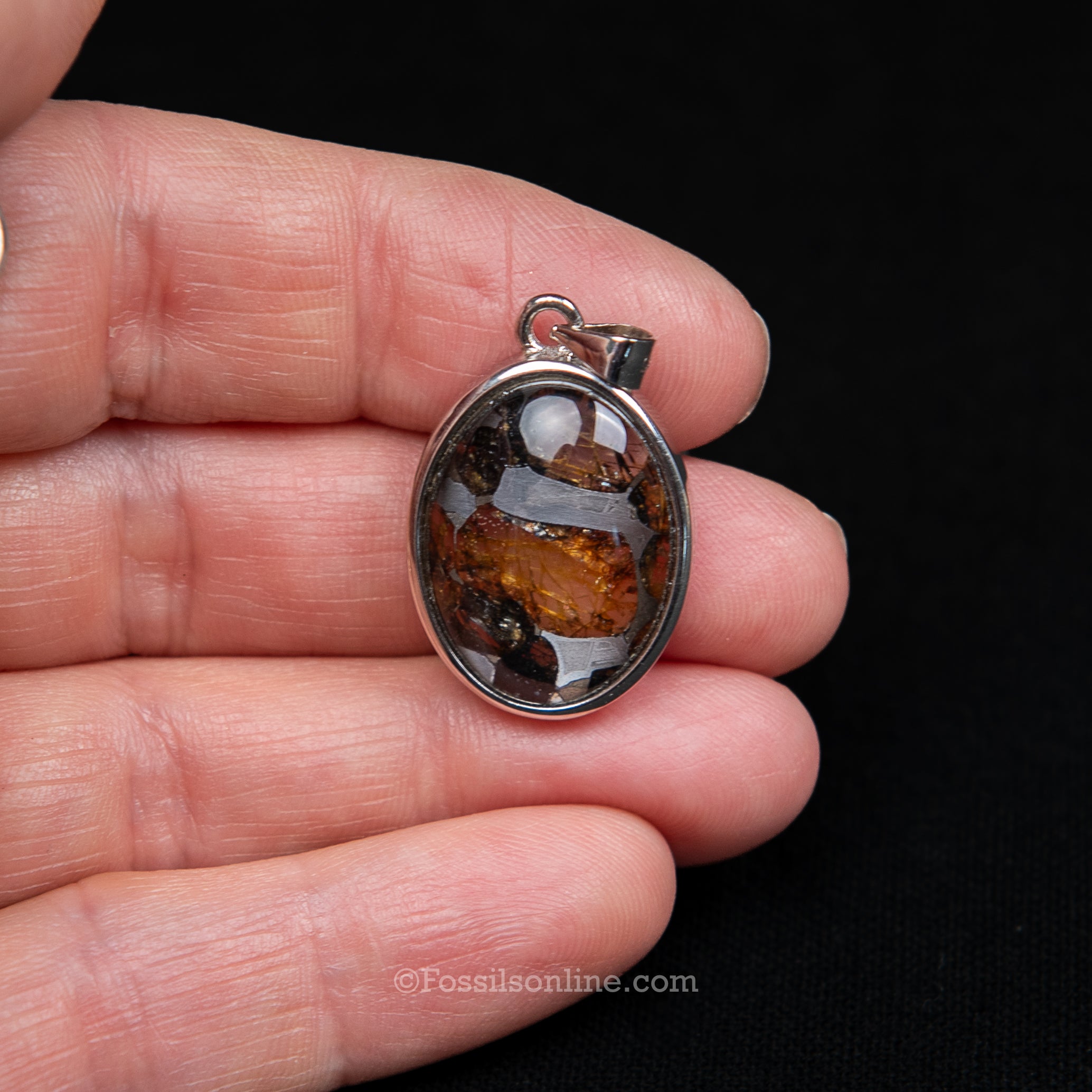 Sericho Meteorite Pendant .925