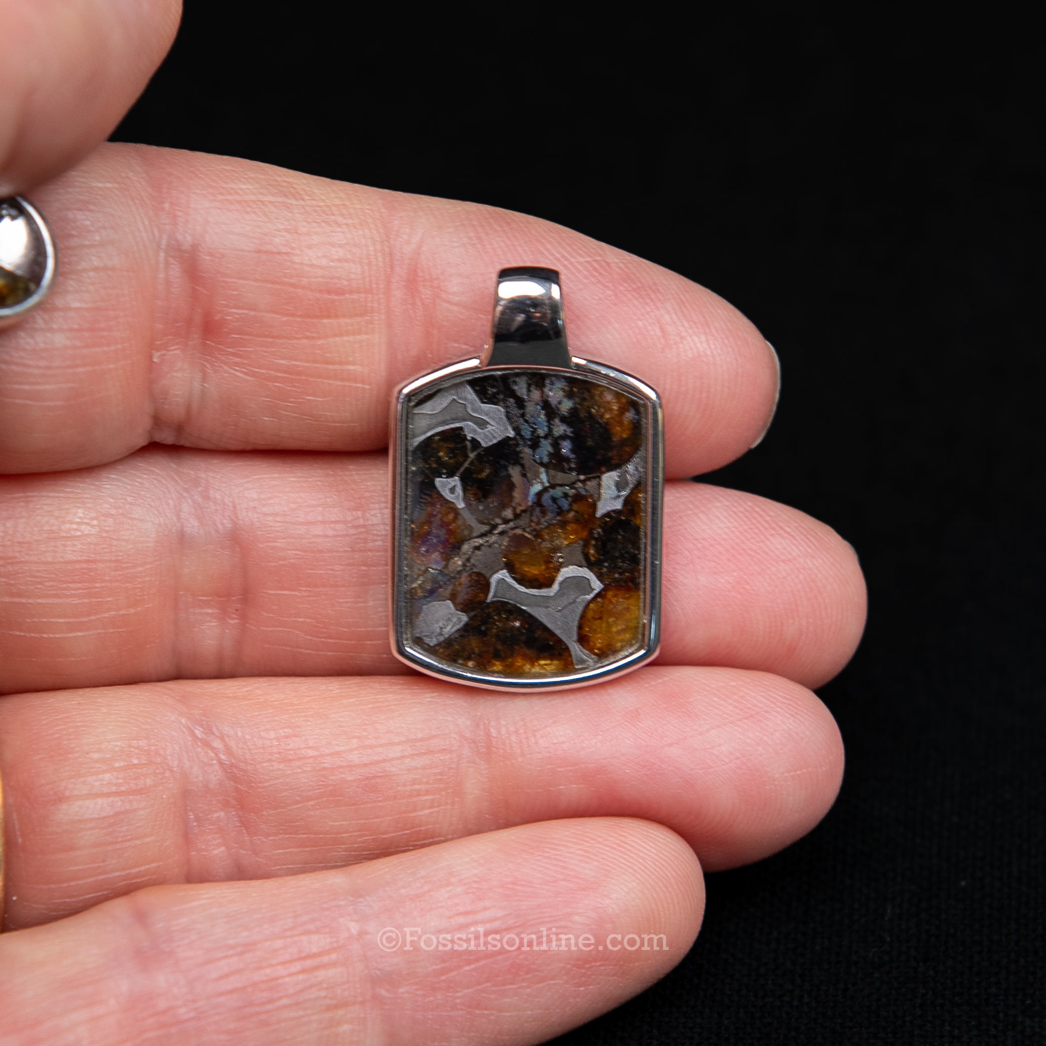 Sericho Meteorite Pendant .925