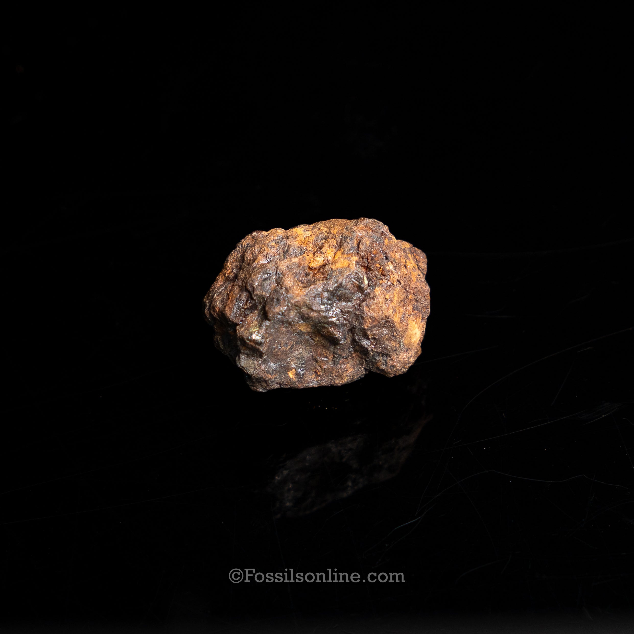Genuine Sericho Meteorite in Glass Dome