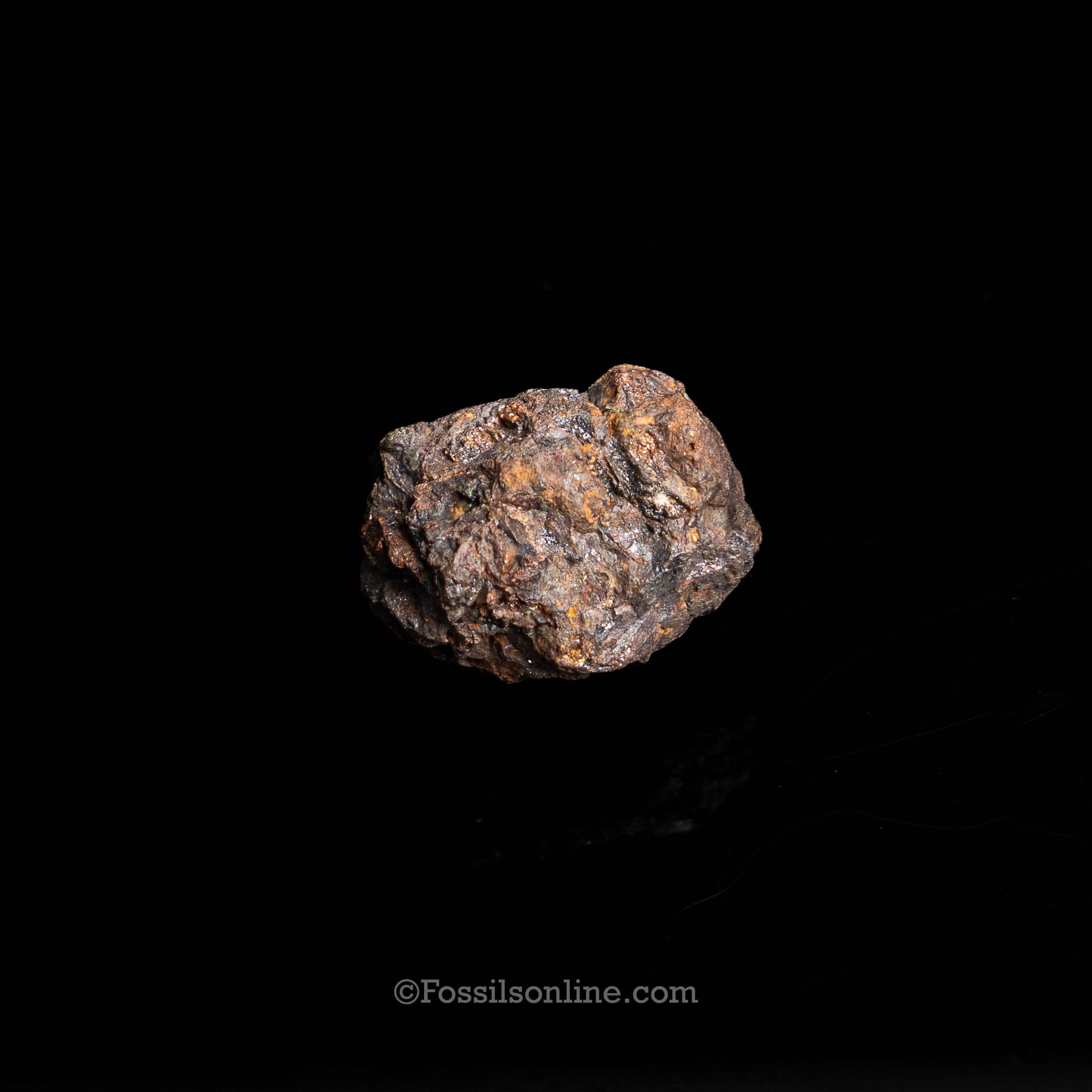 Genuine Sericho Meteorite in Glass Dome