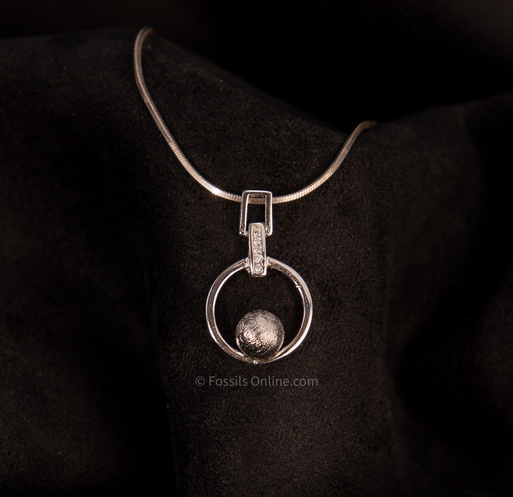 Muonionalusta Meteorite Pendant .925