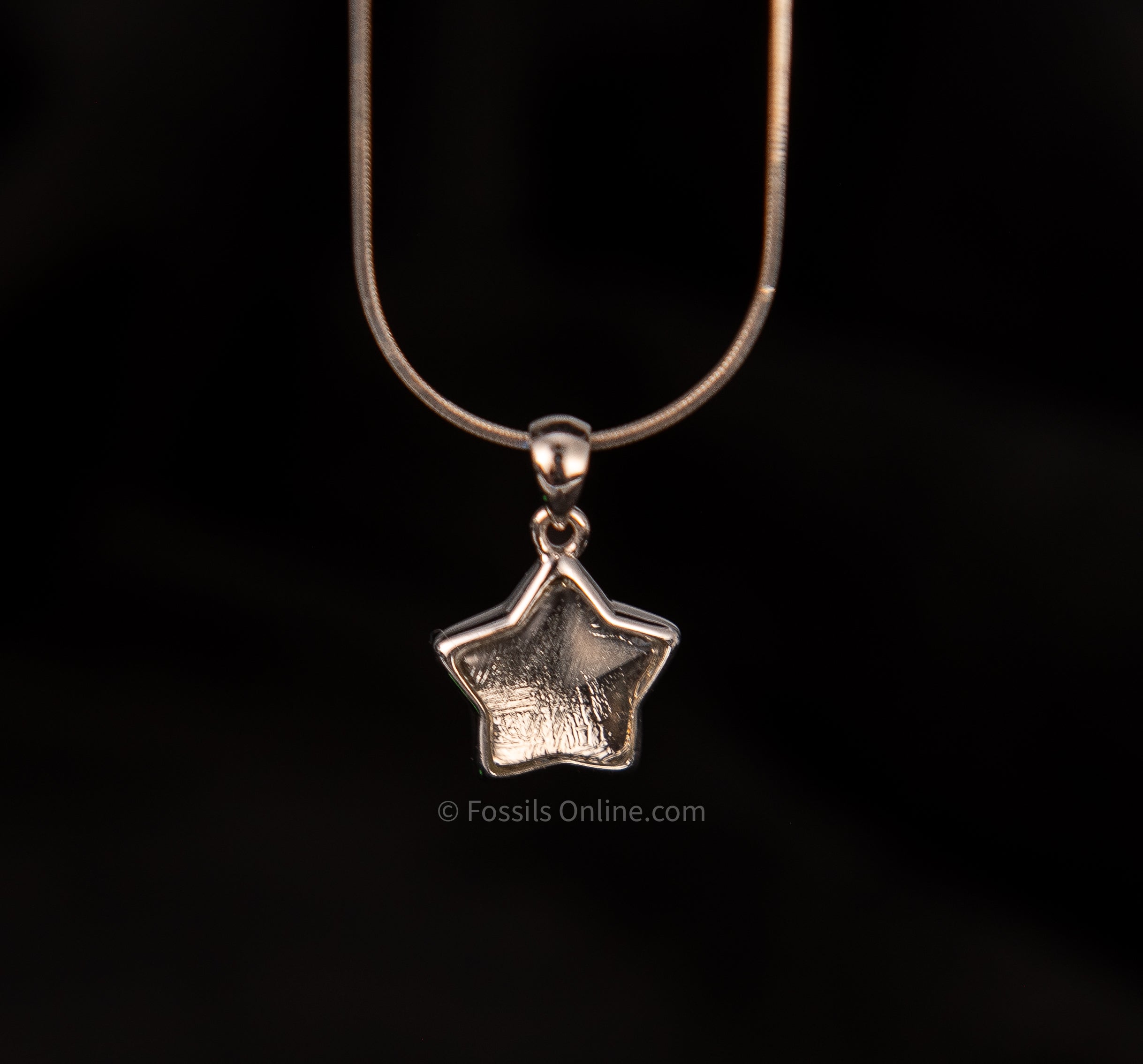 Muonionalusta Meteorite Star Pendant .925