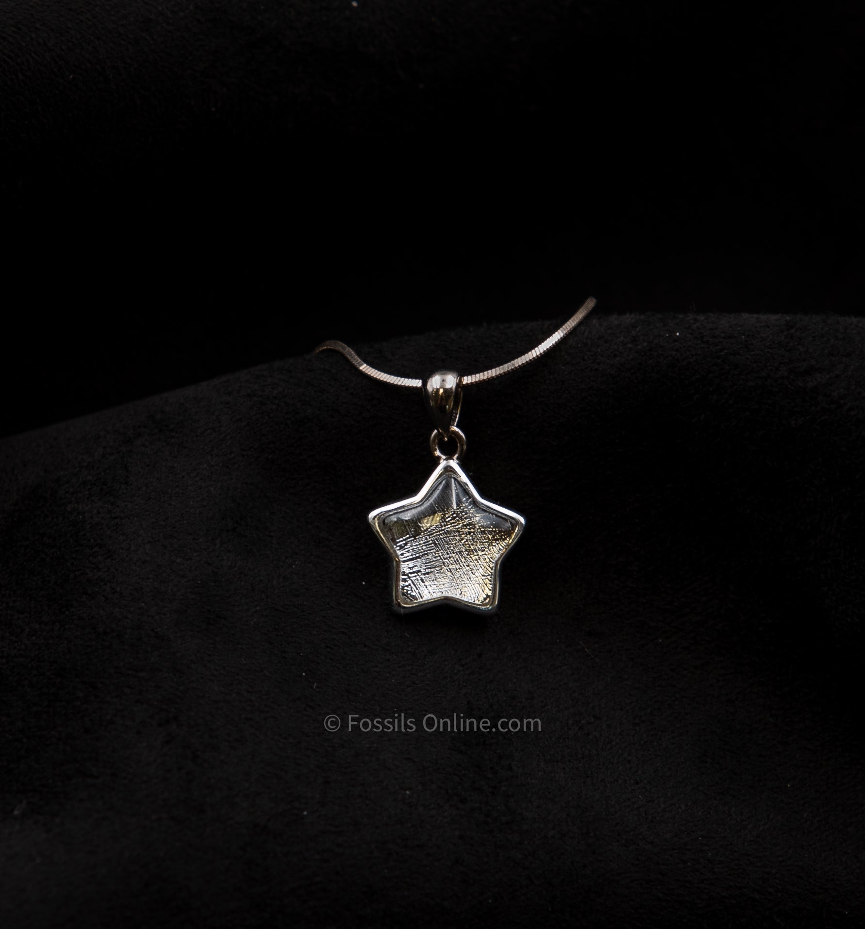 Muonionalusta Meteorite Star Pendant .925